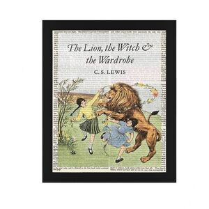 The Lion, the Witch, & the Wardrobe Book Cover Print